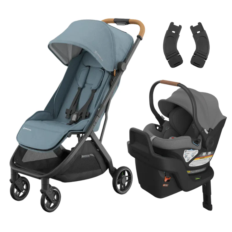 Minu V3 Stroller + Aria Infant Car Seat + Car Seat Adapters Travel System - Image 12