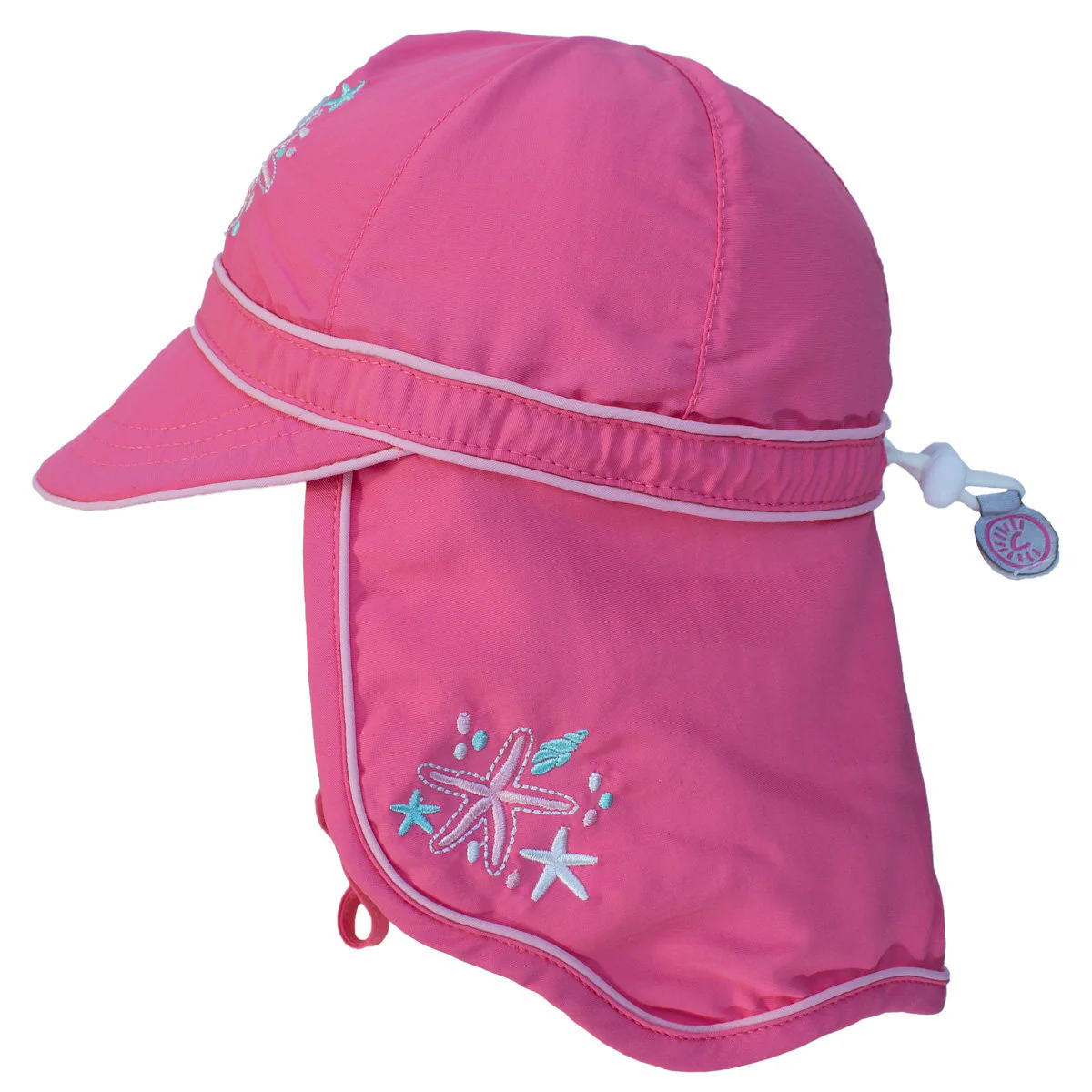 UV Flap Hat - Racy Red - Image 6