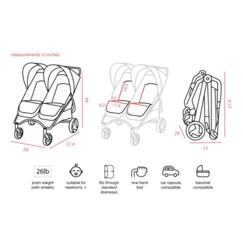 Trend Duo Stroller - Image 12