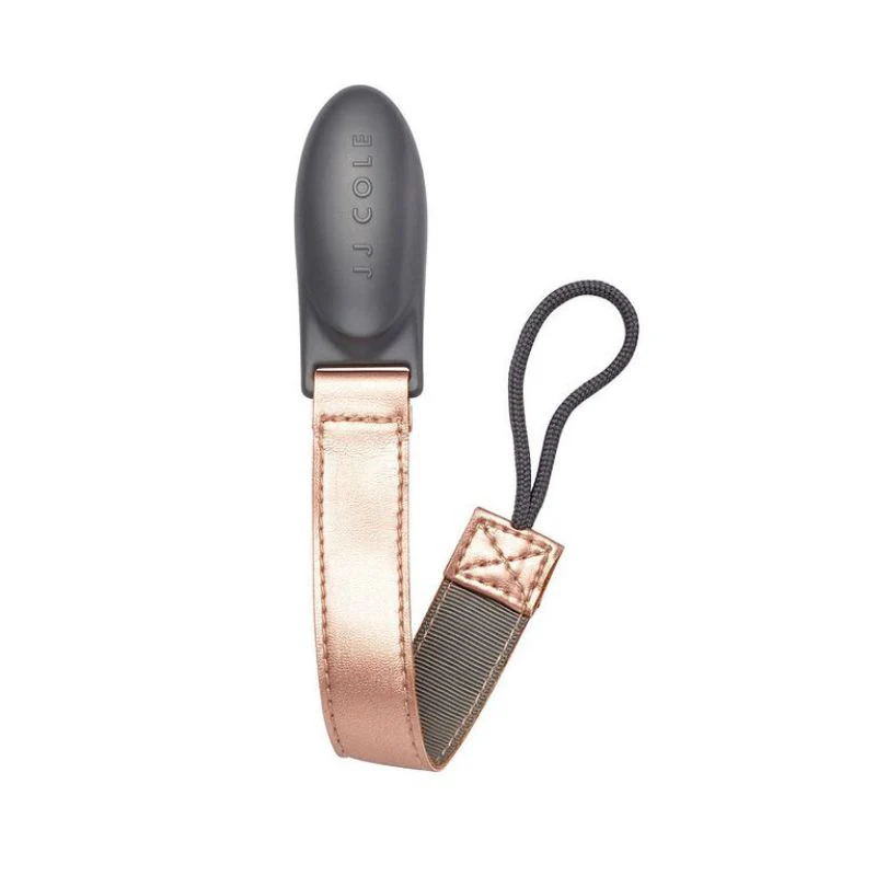 Vegan Leather Pacifier Clip - Rosegold