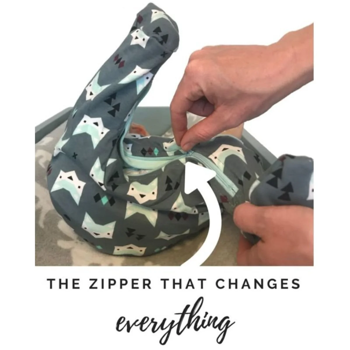 Patterned Organic Footed Sleepers - Image 10