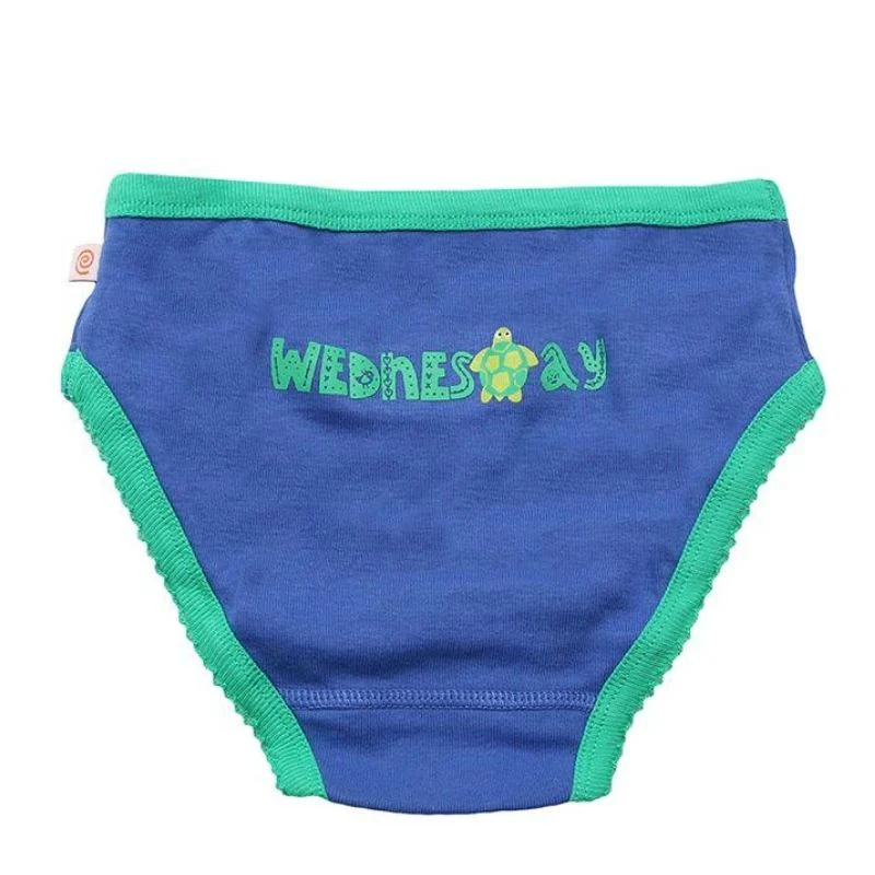 7 Piece Organic Briefs - Days of the Week - Image 15