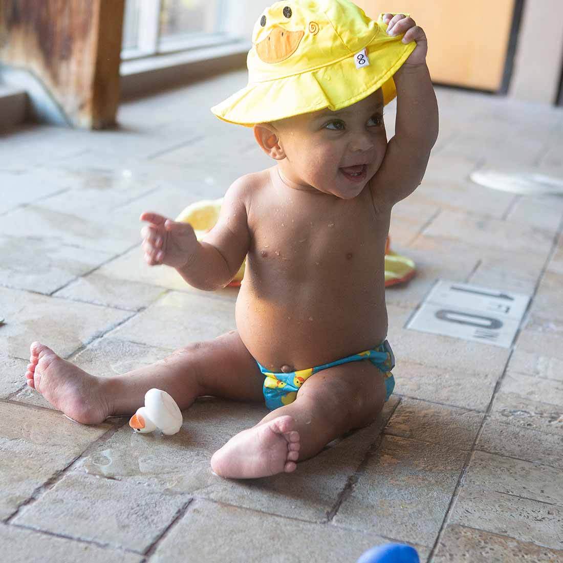 SPF 50+ Baby Swim Diaper and Sun Hat Set - Image 25